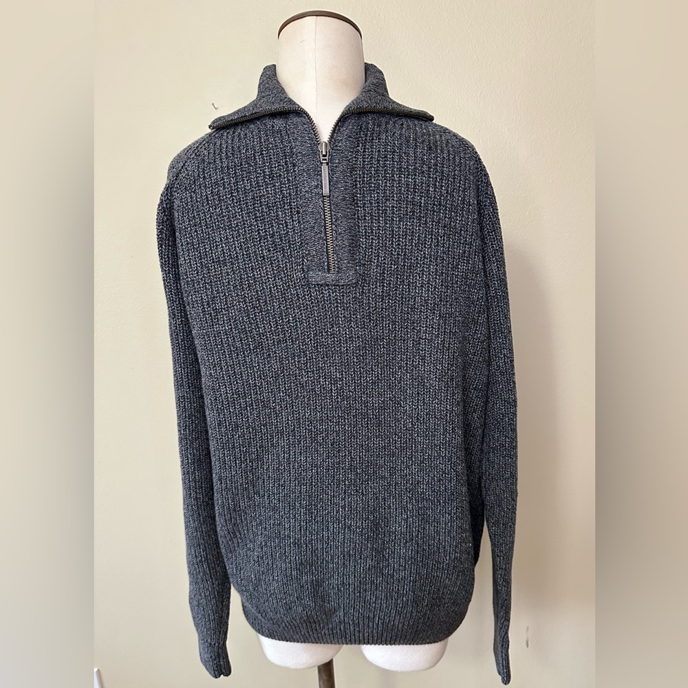 Geoffrey Bean : Men’s Medium: 100%Cotton;Charcoal Color Sweater